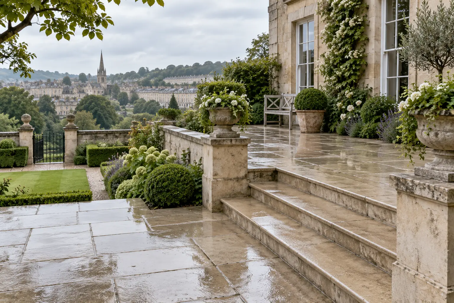 Large-Format Marble Floors for Contemporary UK Homes